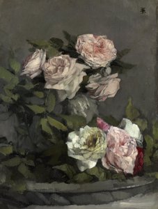 Stilleven met rozen