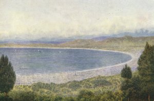 Tafelbaai vanaf de Kloof Nek door Wilhelm Westhofen