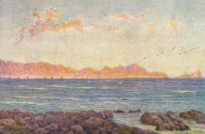 Het Zuidelijke Deel van Valsbaai, met Kaap Hangclip door Wilhelm Westhofen