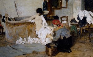 Na het bad door Wilhelm van Ehrenberg