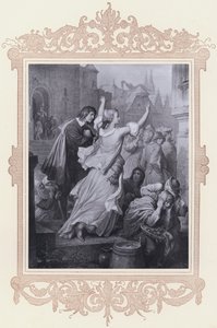 Clarchen, Egmont (litho) door Wilhelm von (after) Kaulbach