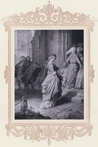 Gretchen, Kirchgang door Wilhelm von (after) Kaulbach