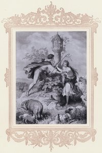 Haideroslein door Wilhelm von (after) Kaulbach