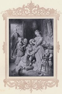 Lotte, Het Lijden van de Jonge Werther door Wilhelm von (after) Kaulbach