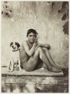Jongen en Zijn Hond, Taormina, Italië, c.1900