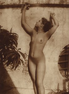Italiaanse vrouw (uit Sicilië) door Baron Wilhelm von Gloeden