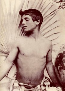 Studie van een mannelijk naakt, ca. 1900 door Baron Wilhelm von Gloeden
