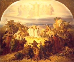 Kruisvaarders voor Jeruzalem door Wilhelm von Kaulbach