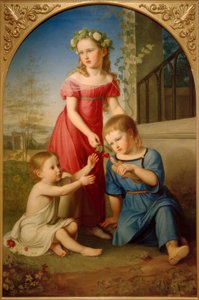 De Kinderen Schöning door Friedrich Wilhelm von Schadow