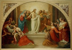 W. v. Schadow, De wijze en dwaze maagden door Friedrich Wilhelm von Schadow