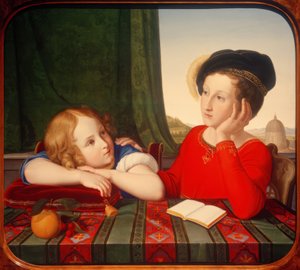 Wienczyslaw en Konstanty Potocki door Friedrich Wilhelm von Schadow