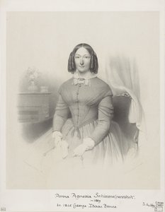 Portret van Anna Agnesia Bruce-Schimmelpenninck
