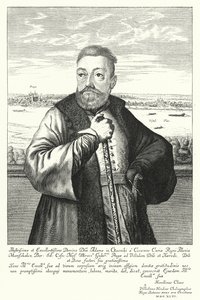 Adam Kazanowski, Pools-Litouwse edelman (gravure) door Willem (c.1597 1660) Hondius