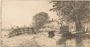 Huis aan het water in de Binckhorst in Den Haag
