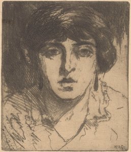 Portret van een onbekende vrouw