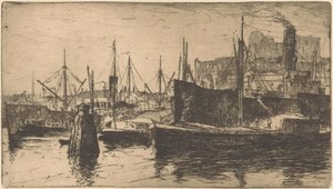 Rotterdam door Willem Adrianus Grondhout