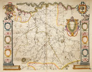 Brabant uit Theatrum Orbis Terrarum door Willem Bleau, Amsterdam
