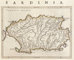 Eiland Sardinië, Italië, in 