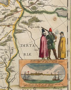 Kaart van Tartary, uit Atlas Maior of Novus (detail)