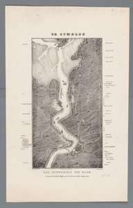 Loop van de Schelde van Fort Bath tot Antwerpen, 1832 door Willem Charles Magnenat