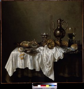 Ontbijt met een kreeft door Willem Claesz. Heda