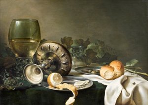 Stilleven, c.1630 door Willem Claesz. Heda