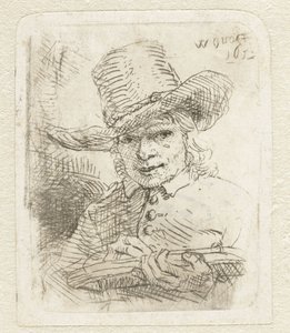 Zelfportret door Willem Drost