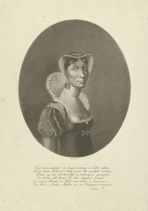 Portret van Wilhelmina Frederica Louisa, koningin der Nederlanden door Willem Hendrik Hoogkamer