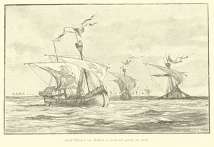 Graaf Willem I van Holland op weg naar de 5e kruistocht, 1217 door Willem II Steelink