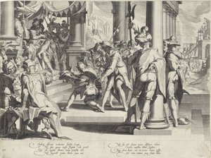 Allegorie op de onschendbaarheid van de wet (Thronus Justitiae)