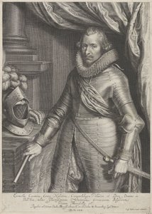 Portret van Ernst Casimir, graaf van Nassau-Dietz door Willem Isaacsz. van Swanenburg