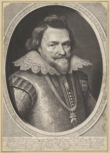 Portret van Filips Willem, prins van Oranje door Willem Jacobsz Delff