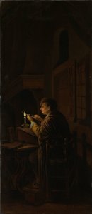 Drieluik: Allegorie van kunstopleiding door Willem Joseph Laquy