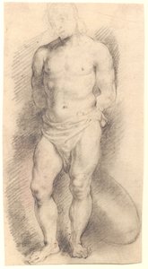 Vooraanzicht van een mannelijk figuur door Willem Panneels