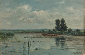 Meer bij Loosdrecht door Willem Roelofs (I)