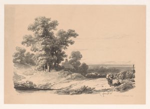 Landschap met twee vrouwen