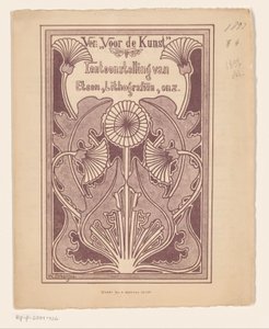 Tentoonstellingscatalogus van de Vereniging Voor de Kunst door Willem Scherjon