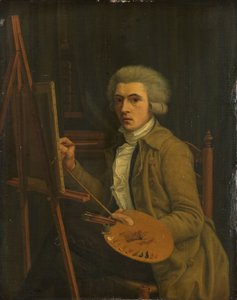 Portret van een schilder, waarschijnlijk de kunstenaar zelf