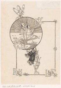 Bandontwerp voor: Knappert, Emilie C., Kijkjes in de plantenwereld, 1893