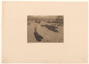 Boten op de Theems in Londen door Willem Witsen (signed by artist)