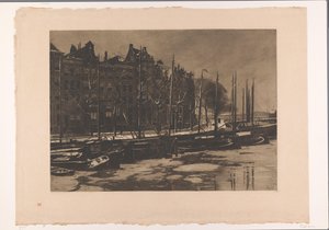 Binnenkant, Amsterdam, met sneeuw