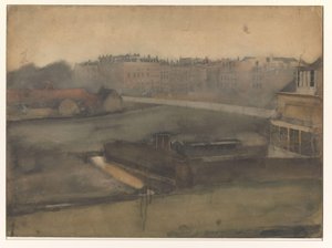 Gezicht bij het Oosterpark te Amsterdam