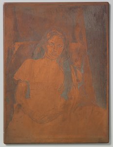Portret van een onbekende vrouw, mogelijk Greta de Koning door Willem Arnoldus Witsen