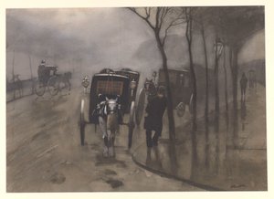 Wachtende rijtuigen, Londen