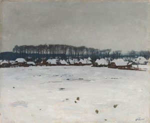 Winterlandschap door Willem Arnoldus Witsen