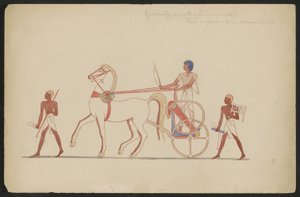 Egyptische hoogwaardigheidsbekleder legt een bezoek af door Willem de Famars Testas