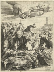 Heilige Ursula belegerd door de Hunnen