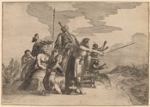Farao Vergaat in de Rode Zee door Willem van Lande