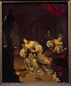 De vrouwen van de Nederlandse adel die thee drinken