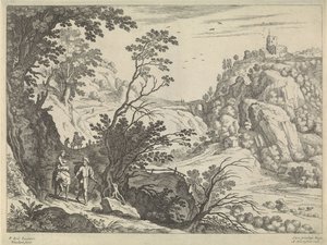 Vlucht naar Egypte door Willem van Nieulandt (II)